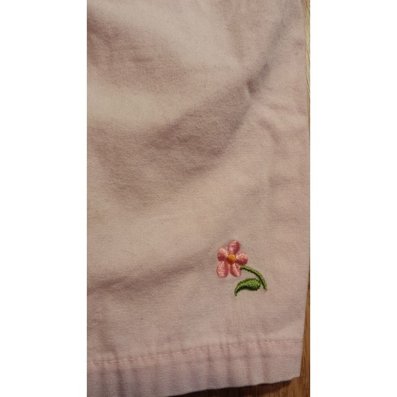 Girl's Sz 6-9 M Month 2 Pc Pink "Lil Seeds" Watermelon Suspender Shorts & Top - Picture 4 of 7